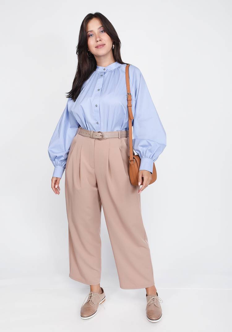 Брюки с защипами на талии шир.  750, рис. 7