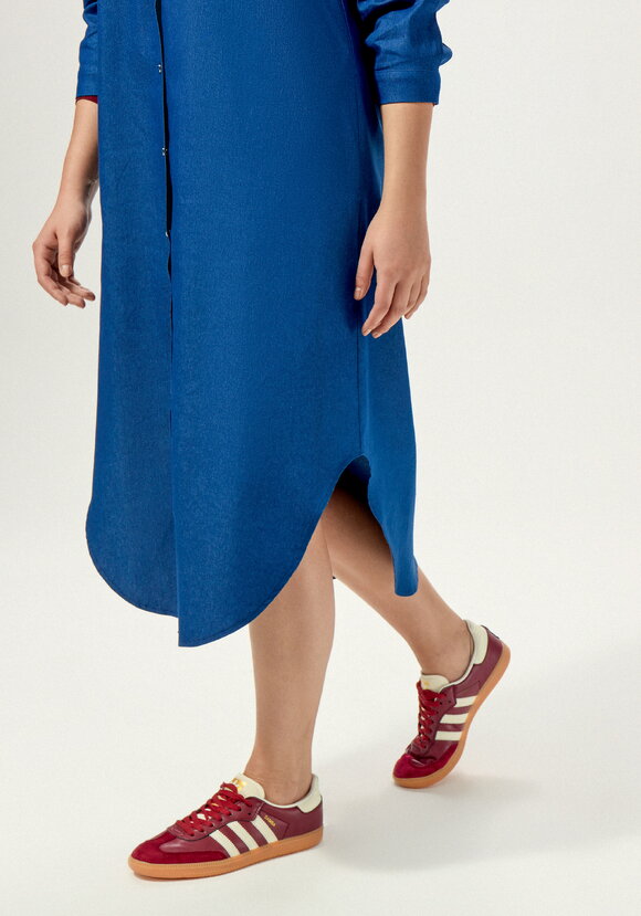 Платье-рубашка А-силуэта на кнопках шир.  580, рис. 6