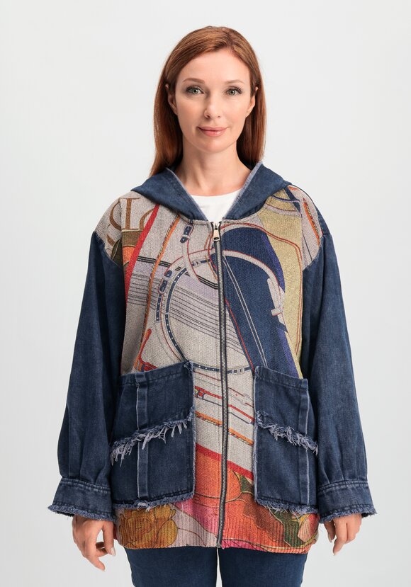 Джинсовая куртка Харпер шир.  580, рис. 4