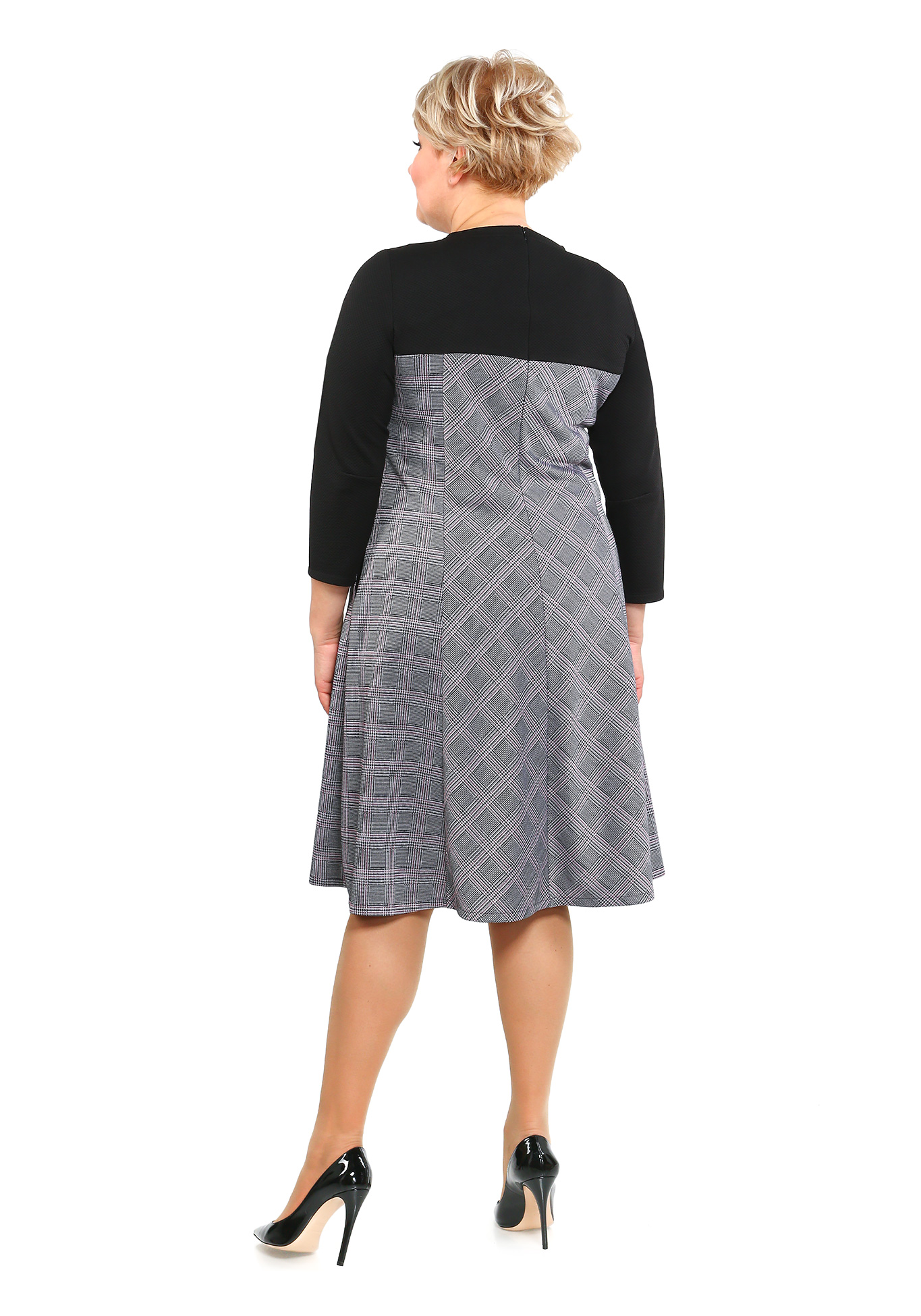 Платье Нежность Прикосновения Sarah Morenberg, размер 48, цвет черно-бордовый - фото 7