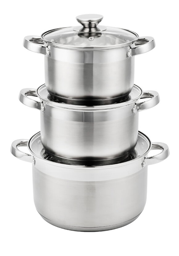 Набор кастрюль с капсульным дном, 6 предметов шир.  580, рис. 8