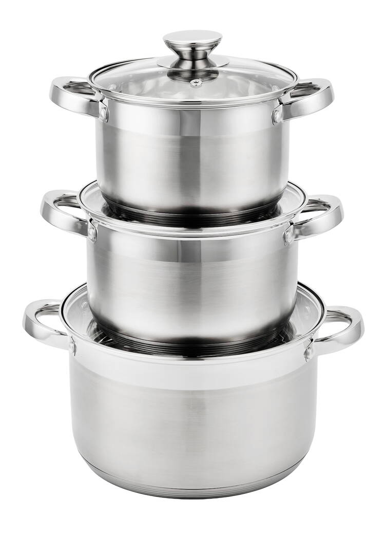 Набор кастрюль с капсульным дном, 6 предметов шир.  750, рис. 8