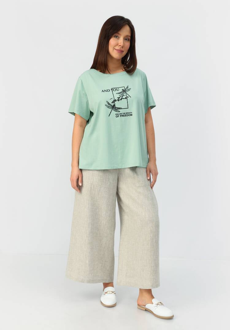 Футболка с дизайнерским принтом шир.  750, рис. 15