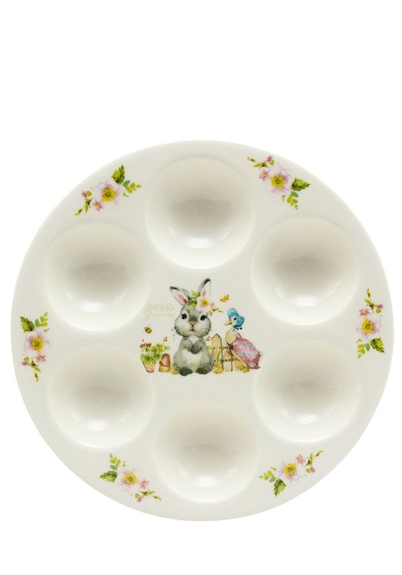 Подставка для 6 яиц Весенние кролики шир.  580, рис. 1