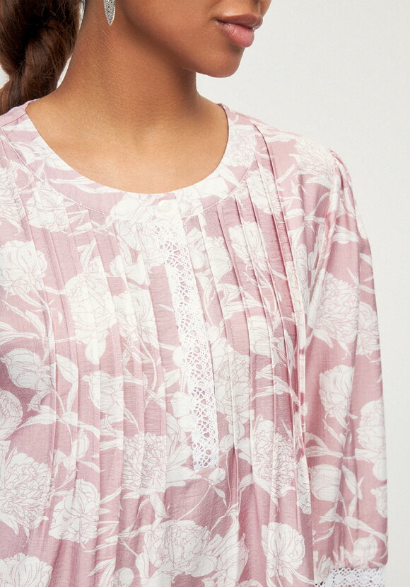 Платье с вставками кружева Катрин шир.  580, рис. 13