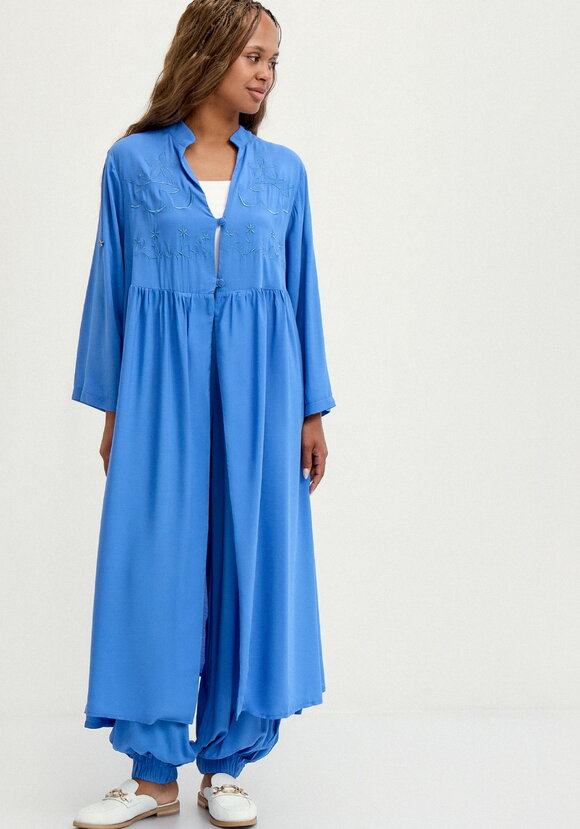 Рубашка с вышивкой на кокетке шир.  580, рис. 20