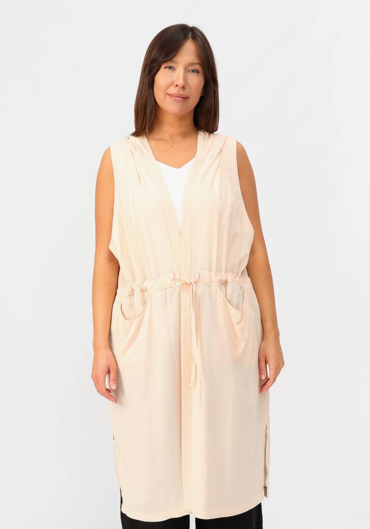 Жилет с капюшоном и карманами шир.  750, рис. 21