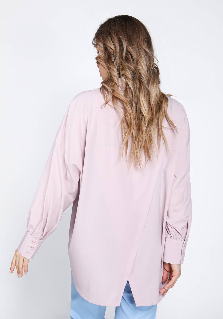 Блуза с принтом на кармане шир.  750, рис. 6