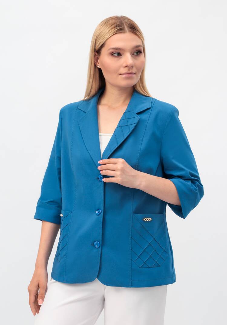 Пиджак с укороченными рукавами шир.  750, рис. 1