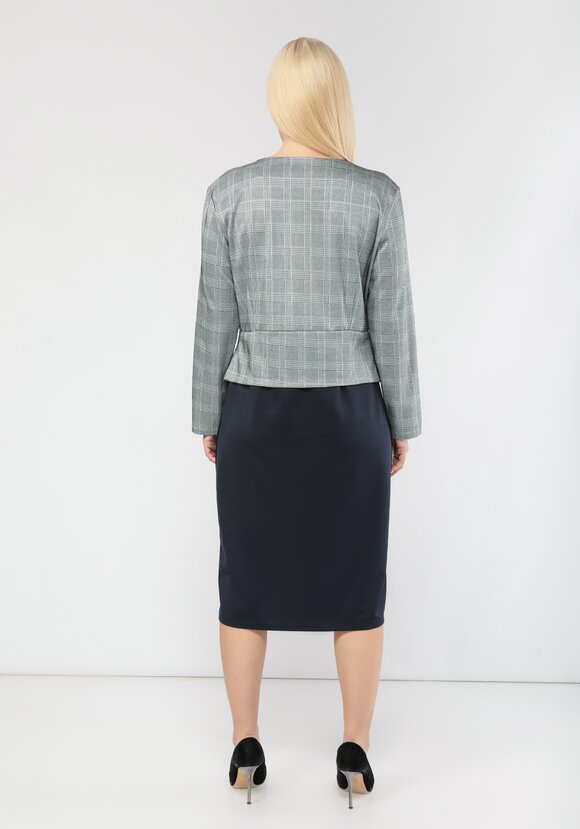 Платье с имитацией пиджака Барбара шир.  580, рис. 2