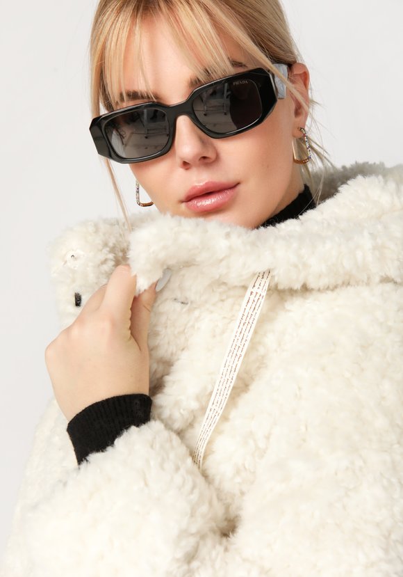 Пальто из шерсти мериноса с капюшоном шир.  580, рис. 19