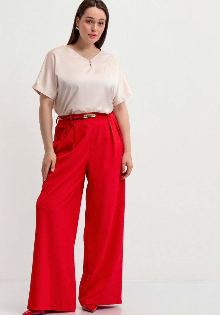 Блуза шелковая с V-образным вырезом шир.  750, рис. 8