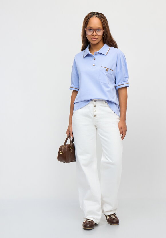 Футболка-поло с нагрудным карманом шир.  580, рис. 15