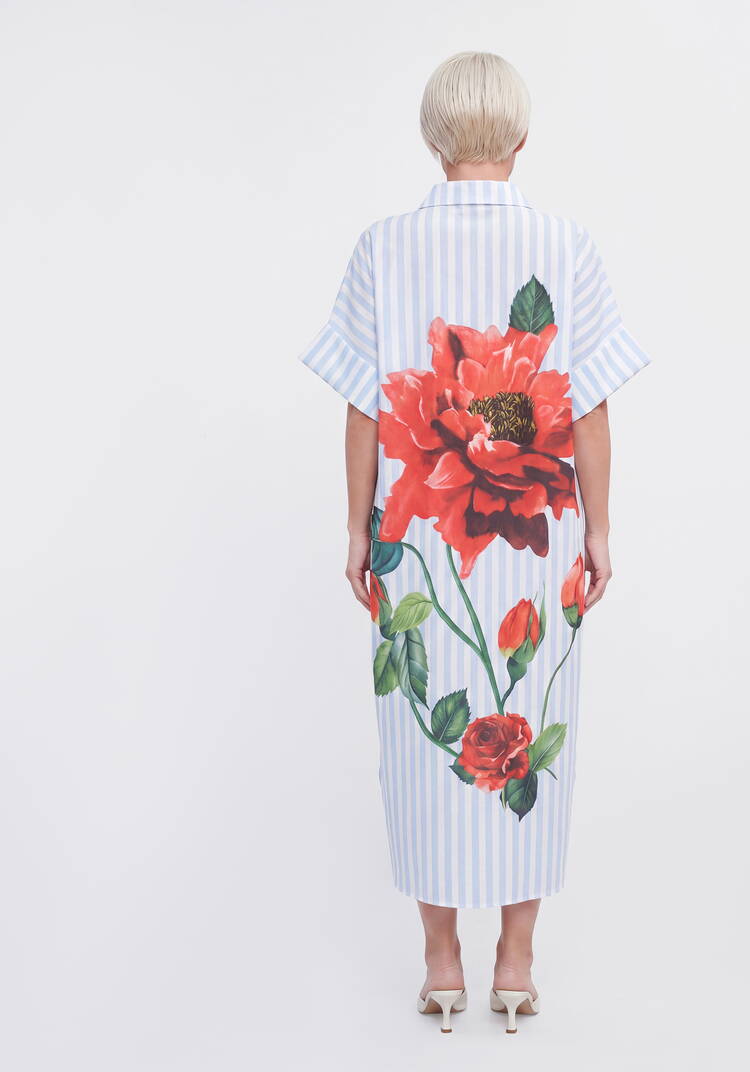 Платье Цветочное мгновение шир.  750, рис. 3