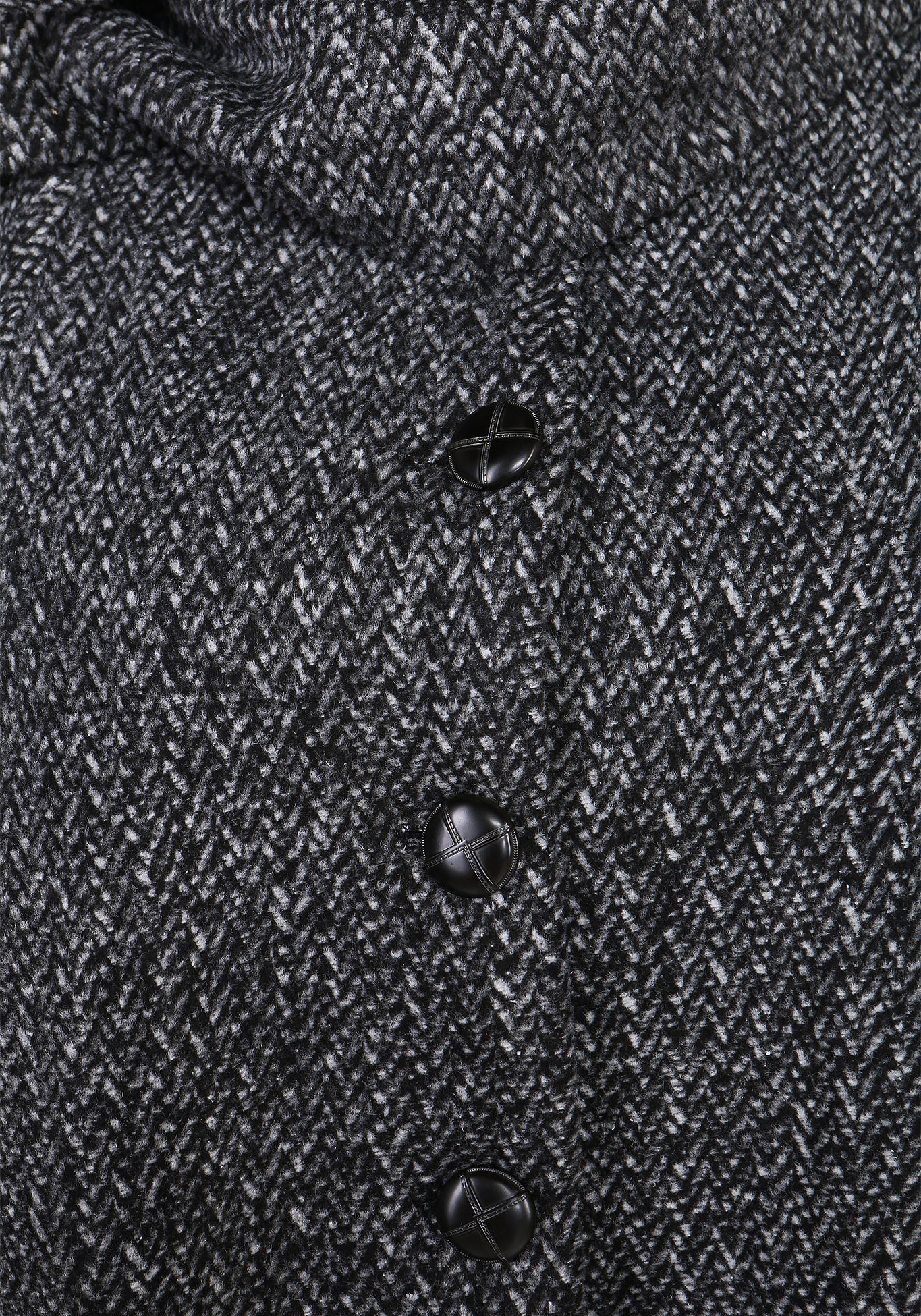 Кейп из пальтовой ткани GalaGrosso, размер 48, цвет коричневый - фото 5