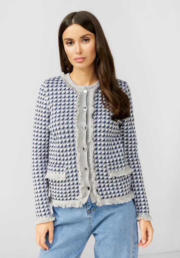 Пиджак женский с отделкой из бахромы шир.  580, рис. 1