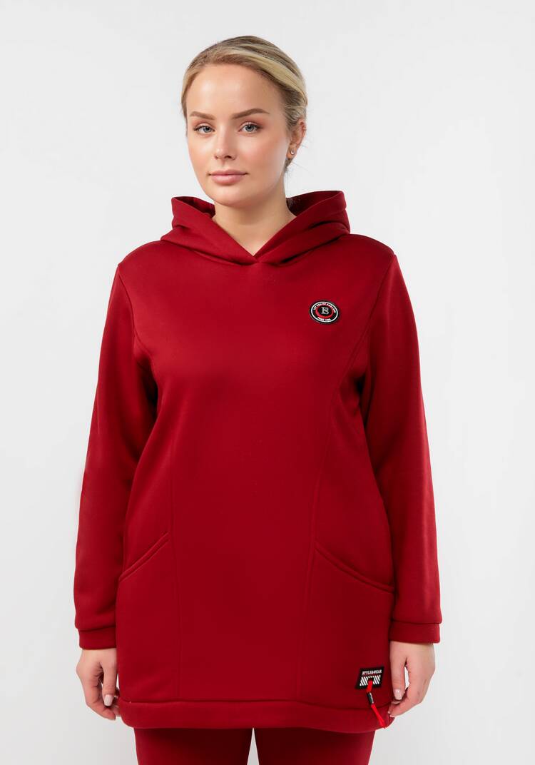 Толстовка удлиненная с капюшоном шир.  750, рис. 22