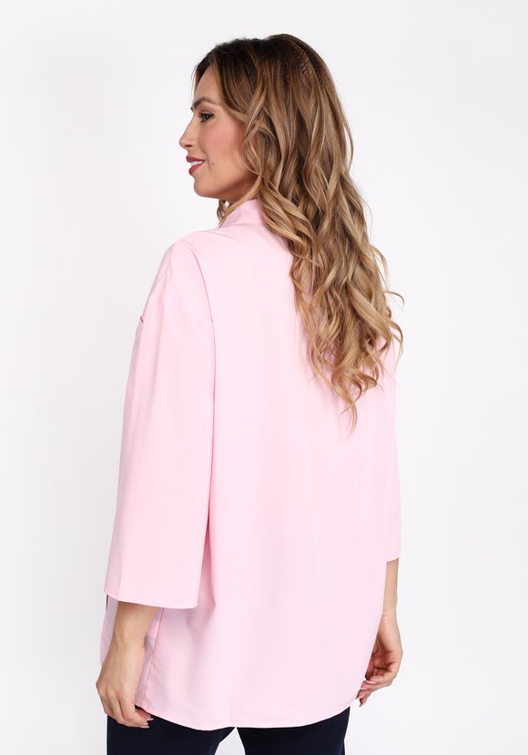 Блуза из вискозы с декоративной отделкой шир.  580, рис. 3