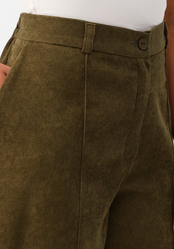 Брюки-бананы вельветовые с карманами шир.  580, рис. 5