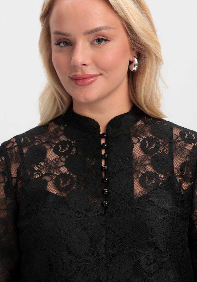 Блуза ажурная с цветочным принтом шир.  750, рис. 23