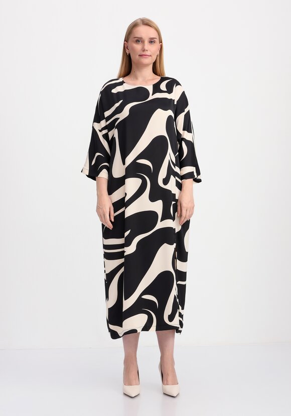 Платье свободного кроя Хорошее настроение шир.  580, рис. 4