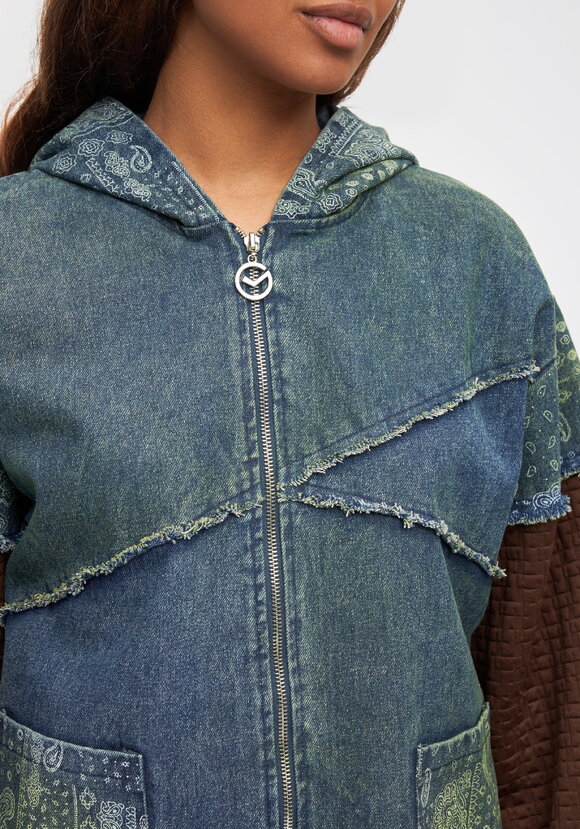 Джинсовая куртка Бархат сумерек шир.  580, рис. 6