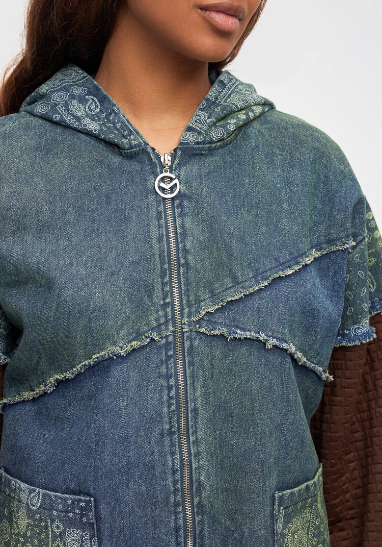 Джинсовая куртка Бархат сумерек шир.  750, рис. 6