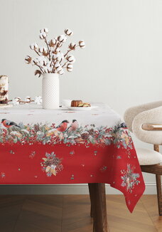 Скатерть Снегири