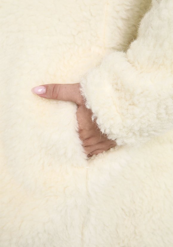 Пальто из овечьей шерсти шир.  580, рис. 16