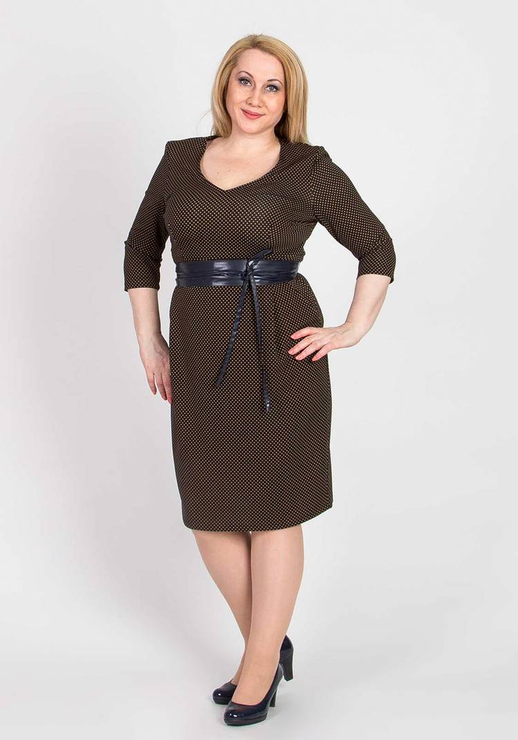 Платье с карманами и рукавом 7/8 шир.  750, рис. 13