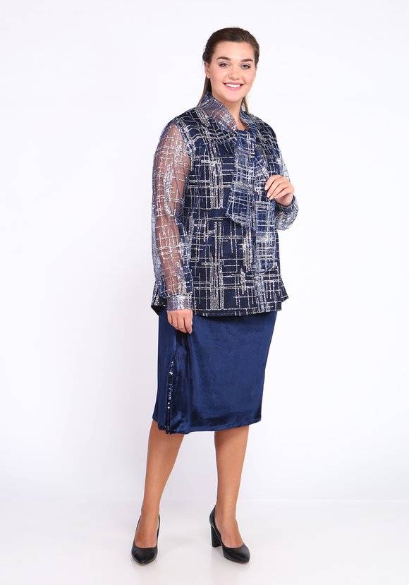 Блуза Млечный путь шир.  580, рис. 9