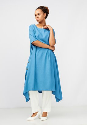 Удлиненная туника с разрезами