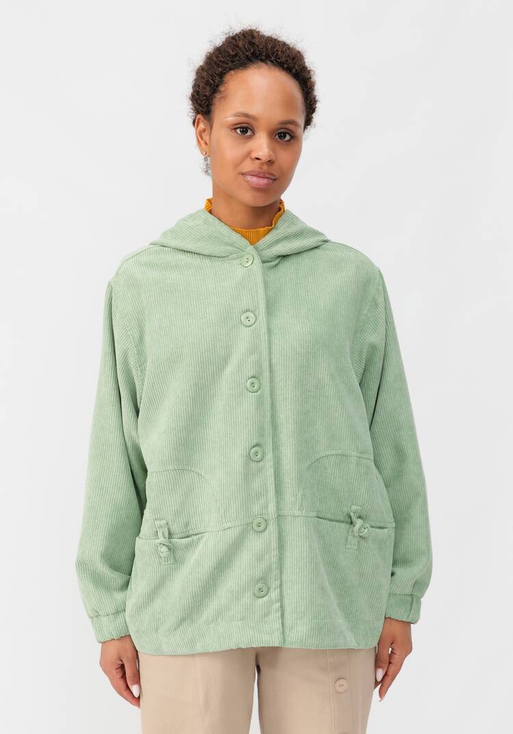 Ветровка из вельвета с капюшоном шир.  750, рис. 4