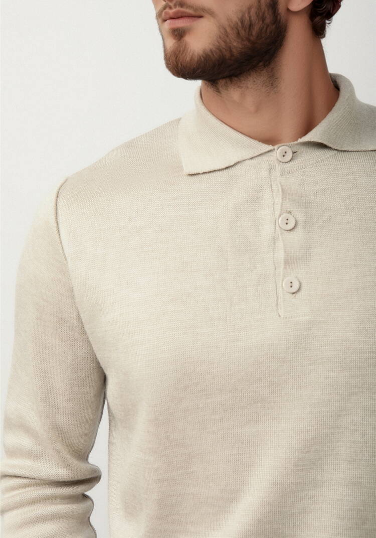 Джемпер-поло на пуговицах шир.  750, рис. 17