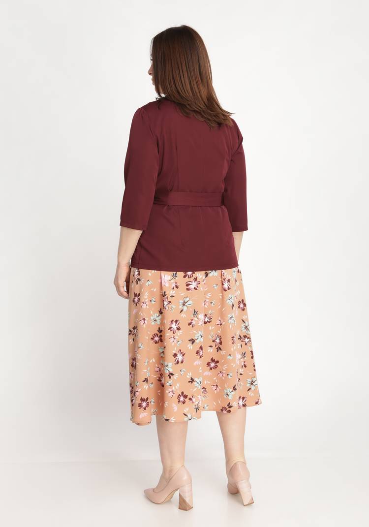 Костюм двойка: жакет и юбка шир.  750, рис. 21