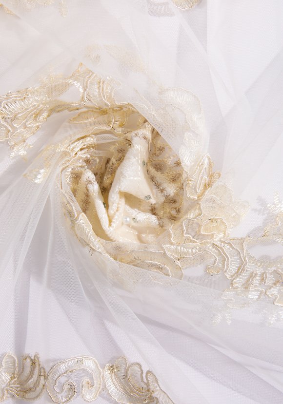 Тюль с вышивкой "Королевский бархат" — купить со скидкой в магазине ...