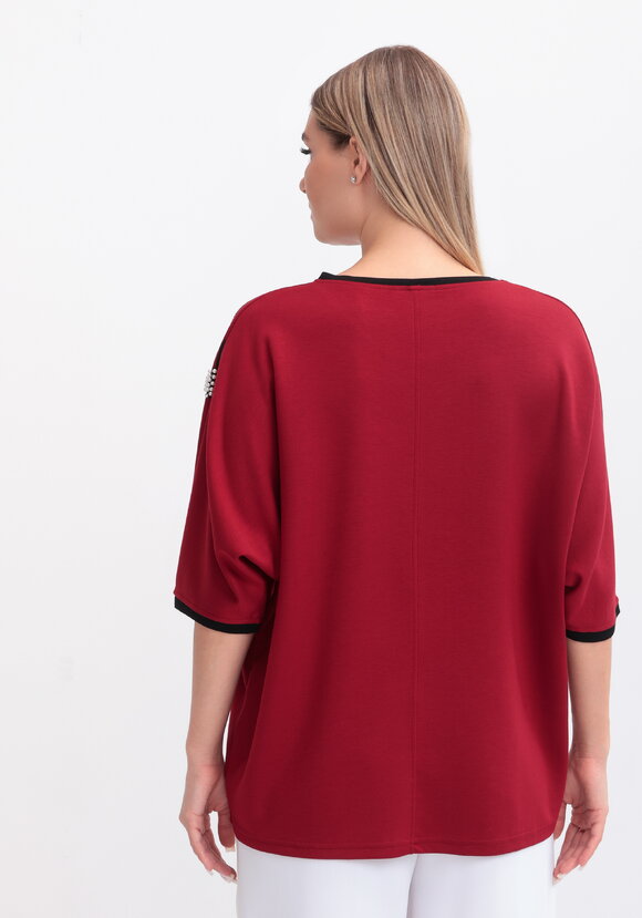 Блуза Цветуший пион шир.  580, рис. 8