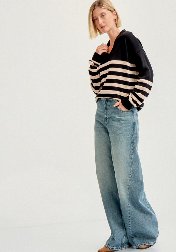 Джемпер поло в полоску шир.  580, рис. 15