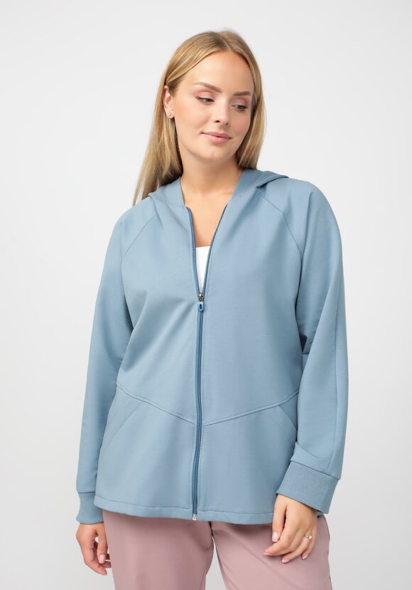 Худи на молнии с рукавом реглан шир.  580, рис. 17