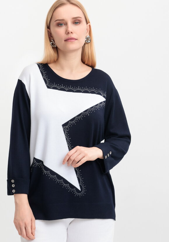 Джемпер Галактика на плечах шир.  580, рис. 6