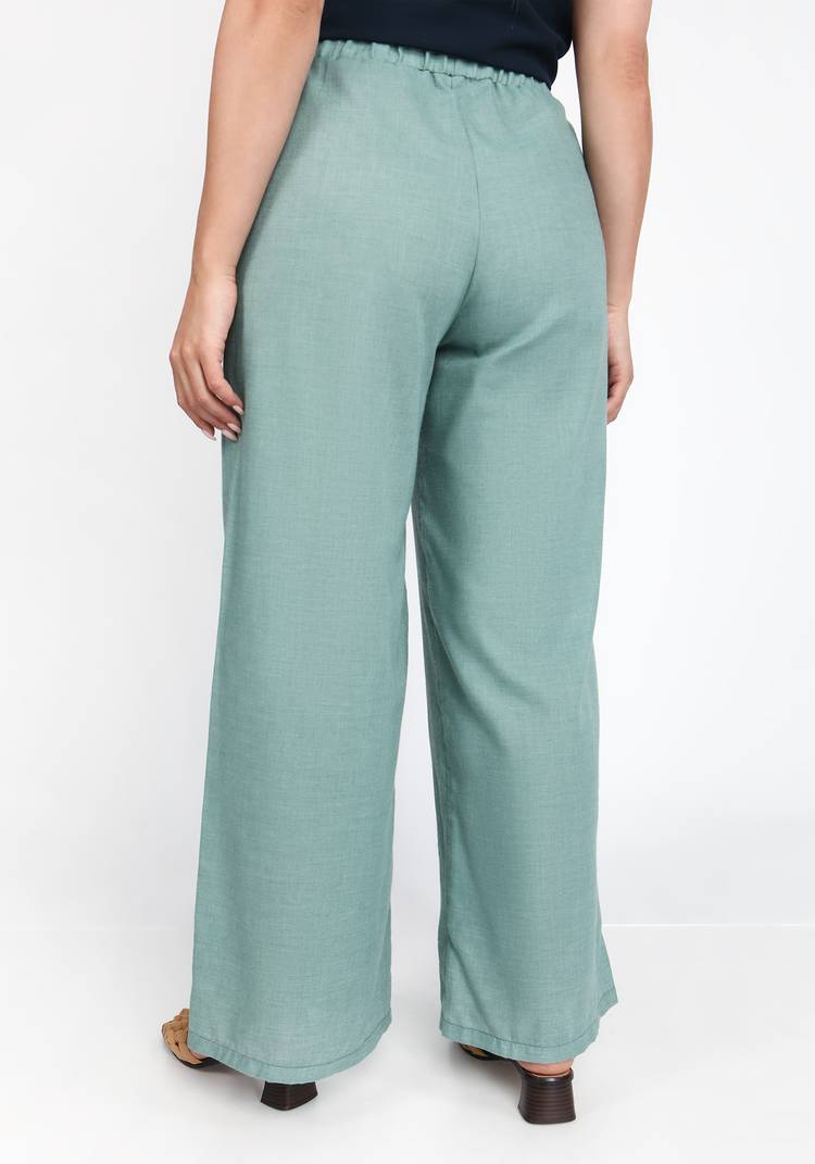 Брюки широкие из хлопка на резинке шир.  750, рис. 18