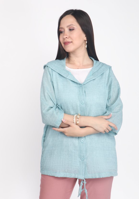 Блуза Нежный рассвет шир.  580, рис. 2