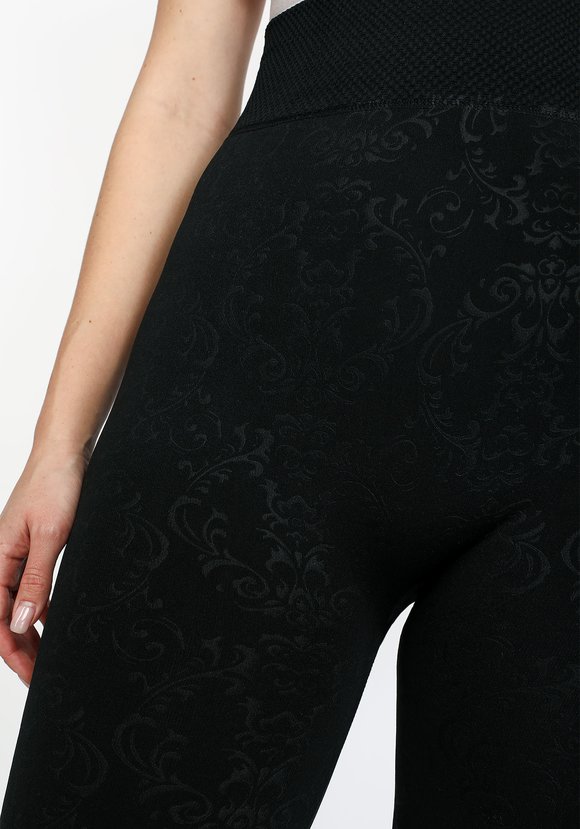 Леггинсы на высокой посадке с узором шир.  580, рис. 9