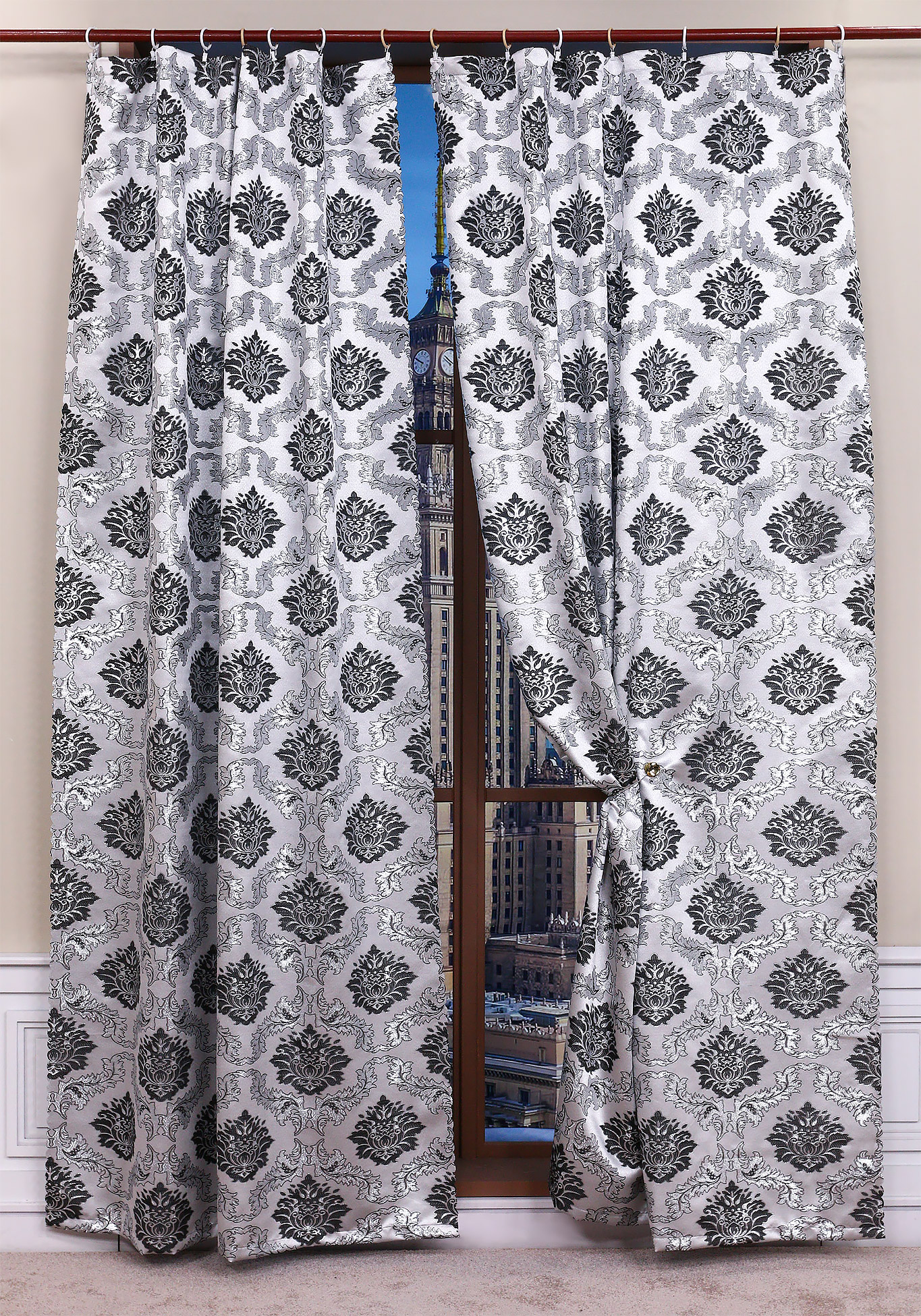 

Комплект штор "Королевский ампир", Серый