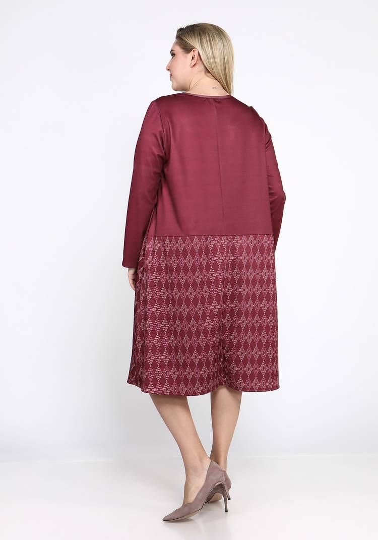 Платье А-силуэта с принтом шир.  750, рис. 7