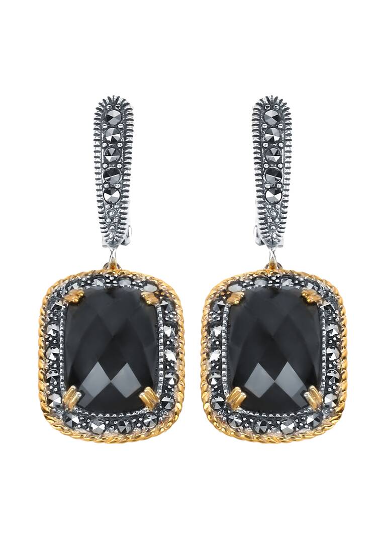 Серебряные серьги Тайна Шарлотты шир.  750, рис. 2