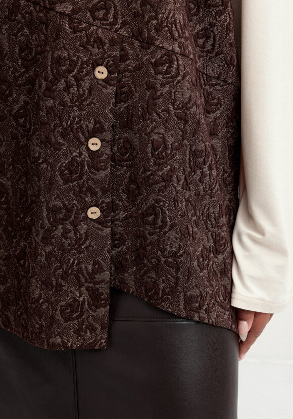 Блуза с жилетом шир.  580, рис. 7