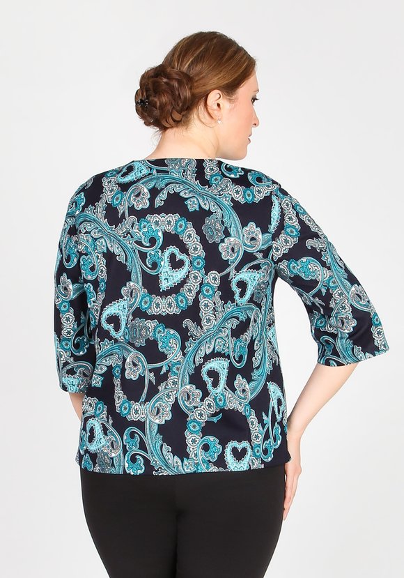 Жакет на пуговицах с округлым вырезом шир.  580, рис. 3