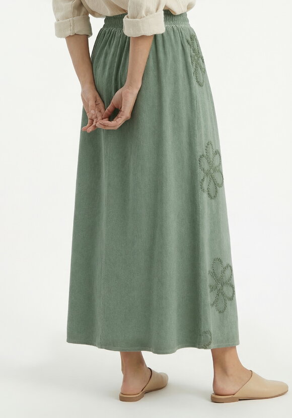 Юбка с объемным узором шир.  580, рис. 3