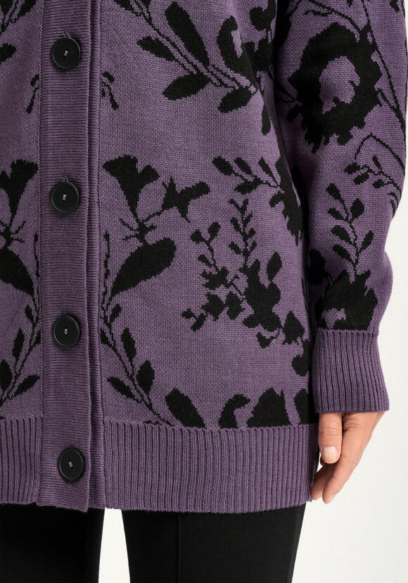 Кардиган с цветочным рисунком шир.  580, рис. 14